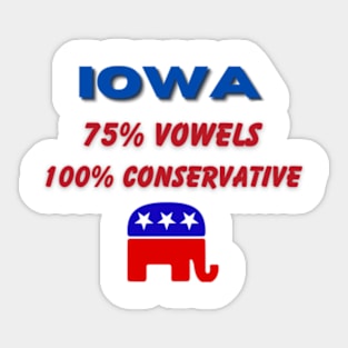 IOWA Sticker